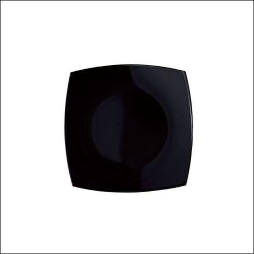 картинка Тарелка квадр. 190*190 мм. десерт. черная Квадрат (06893) /6/ от магазина МастерБарофф